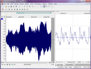 Figure 6.38 Editing sample loop points