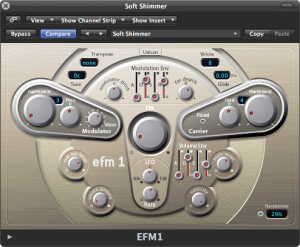 Figure 6.20 A FM synthesizer from Logic Pro