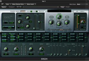 Figure 6.33 EXS24 sampler in Logic