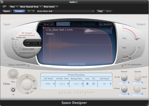 Figure 7.8 A convolution reverb processor from Logic