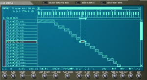 Figure 6.40 Loading and assigning samples in a software sampler