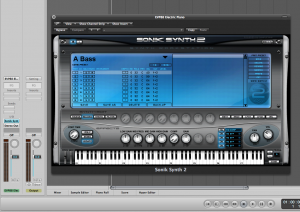 Figure 6.36 Soft synth running in Logic through an Audio Unit instrument wrapper