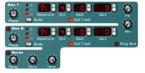 Figure 6.21 Example of a sound generator in a synthesizer