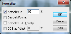 Figure 7.12 Normalizer from Adobe Audition