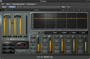 Figure 8.20 A multi-band limiter with dither